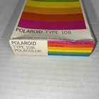 Polaroid Type 108 Polacolor Land Camera Film Unopened 8 Prints Exp 7 86