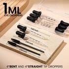 Teenitor 10pcs Eye Dropper 8pcs Glass Pipettes And 2pcs Black 