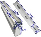 Heavy Duty Roller Set 2    Dia  For Roller Stand Conveyor Transporting Boat Ladder