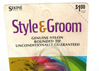Vtg 1970s Sekine  style   Groom  Hairbrush comb Combo  New In Package  Nylon Usa