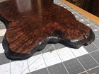 Japanese Bonsai Display Stand Burl Wood Slab Birdseye Fine High Gloss Finish