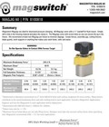 Magswitch Magjig 60 Magnetic Jig Clamp Hold-down 8100818 -new Old Stock Open Box