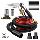 Wet dry Vacuum Hose Extractor Kit - 50ft Waterline For Auto Carpet Cleaning  Hom