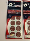 4 Sleeves Of 30 Mlb Phiten Discs-  120 Discs Total  Houston Astros