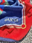 Gucci Designer Nautical Rounded Fitted Chair Beach Towel Terry Cotton