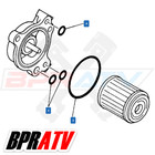 Wr450f Oil Filter Orings Crankcase Oil Filter Cover Large Small Oring O-ring Set