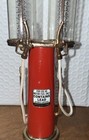 Vintage  Rare Chevron Visible Globe Gravity Mini Gas Double Pump Replica