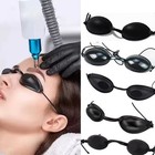 Flexible Tanning Bed Goggles Eye Protection Uv Black Soft Sunbathing
