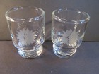 2 X Vintage National Airlines Shot Glass Set Lot Ec Sunking Logo