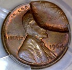 1964 Error Pcgs Ms62 Brockage   Broad Struck Lincoln Cent Nice Bu   Coin Nr