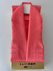 Japanese Kimono Kasane-eri Sanbi 100  Silk Orange Sayagata Pattern New With Box