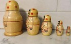 Vintage Russian Style Matryoshka Nesting Dolls Hand Painted Dolls 5