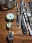 Vintage   Modern Watch Lot Timex Fossil Quartz Digital Womens Mens Parts Repair
