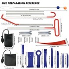 Kit Para Abrir Puerta De Auto Carro  Completo 27 Pc Profesional Long Reach Tools