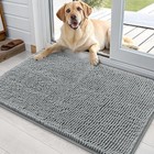 Dog Door Mat Muddy Paws Absorbs Moisture Absorbent Non Slip Washable Microfiber