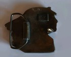 Vintage 1980s Indiana Metal Craft Native  American Chief Belt Buckle