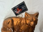 Old Dutch Design Copper Brass Cat Mold Wall Hanging Kitchen Decor