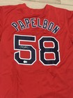 Johnathan Papelbon Signed Custom Boston Red Sox Jersey Beckett Bas Coa
