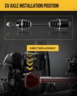 Cv Axle Shaft Assembly For 2005-2009 Honda Trx500fa Foreman Rubicon Front Pair