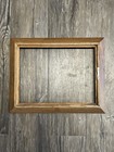 Vintage 9 X 12 Oak Wood Grain Picture Frame Rustic Shabby Deep Scoop Farmhouse