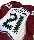 Peter Forsberg Signed Colorado Jersey Jsa Coa Xl Beckett Witness Coa