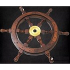 Home D  cor Vintage Antique Boat Brass Pirate Nautical Wheel Wall D  cor 24   Sea