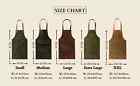 Dark Brown Full Grain Leather Apron Butcher Apron -cook Apron -bbq Apron -
