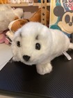 Hansa Realistic White Seal Stuffed Animal Plush Toy - 12  Ocean Sea Life 2010   
