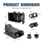 Air Box boots Lid Intake Duct For Yamaha Banshee 350 Airbox Air Filter Box 87-06