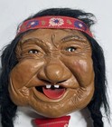 Working Vintage Laffun Head Native American Peter Figuren Bibi Products