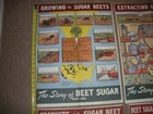 Rare Vintage 1950 s  Extracting  Story Beet Sugar Food Factory Complete Set Of 4