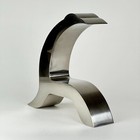 Mid-century Modern Vintage Abstract Form Steel Table Sculpture  2 Of 3