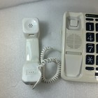 Vintage Newtech Ph-877 Big Button Corded Phone W  Manual Lauder Ringer White