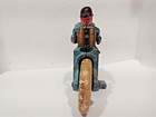 Vintage Rare 1930s Hubley Cast Iron Harley-davidson 45    Hill Climber Motorcycle