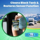 Commando Black Rv Holding Tank Cleaner Enzyme Pack 4 Count 12 To 24 Hour Cleanse