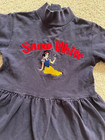 Vintage 1990s The Disney Store Embroidered Snow White Children   s Dress 4t Navy