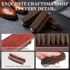 Horsehair Shoe Brush - Leather Boots Cleaning Brush - 7in 1