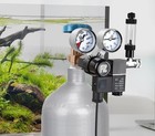 Fzone Aquarium Co2 Regulator Dc Solenoid With Bubble Counter    Open Box