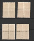 Papua New Guinea Scott   118-121 Mnh Blocks