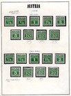 Austria Lombardy Venetia 1908 Postage Dues Complete Sets