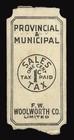 Quebec Municipal Sales Tax Revenue On Ticket - F w  Woolworth Co