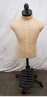 Vintage Industrial Cast Iron Dress Form Mannequin - Spring Base   Foot Pedal