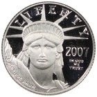 2007-w  10 Platinum Eagle Ngc Pr70 Ultra Cameo Early Releases