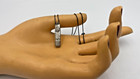 Old Sterling Silver Star Of David          Pendent Neckless Judaica Amulet