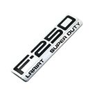 Set Of 4 Side Door Fender Emblems For 05 06 07 250 Lariat Power V8 Chrome