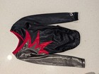 Long Sleeve Gk Elite Gymnastics Leotard Large Child Gunmetal Red Silver Mystique