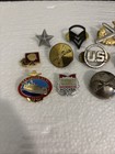 Lapel  Pin Lot Of  10 Pins Mixed Lot All Pre-owned