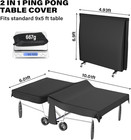 600d Ping Pong Table Cover  Outdoor   Indoor Waterproof Table Tennis Cover For U
