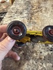 Marx Tin Litho Racer  2 Wind Up Toy Car Boat Tail Vintage For Parts Or Repair