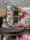Tokidoki Multi Color Cartoon Messengers Bag Agjustable Strap Character Keychain
